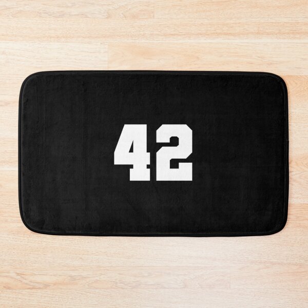 Item preview, 42, forty-two, white, soccer league designed and sold by Numbers-Art.