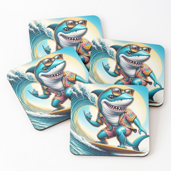Item preview, Surf's Up: Stylish Shark Adventure designed and sold by Prosser87.