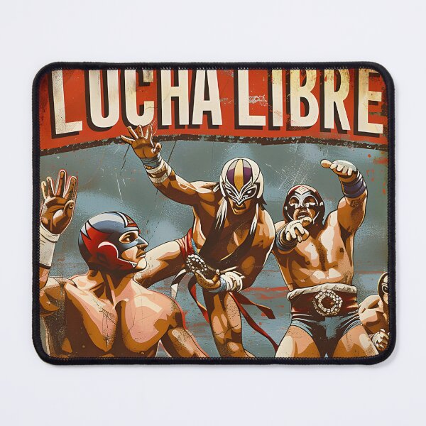 Item preview, Lucha Libre poster designed and sold by ErikFQ.
