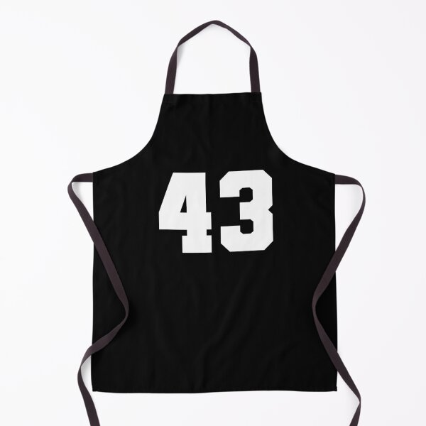 Item preview, 43, forty-three, white, soccer league designed and sold by Numbers-Art.