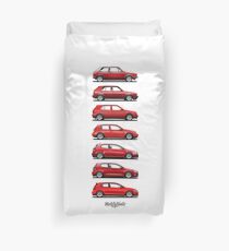 Generation Golf GTi (red) Duvet Cover