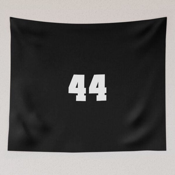 Item preview, 44, forty-four, white, soccer league designed and sold by Numbers-Art.