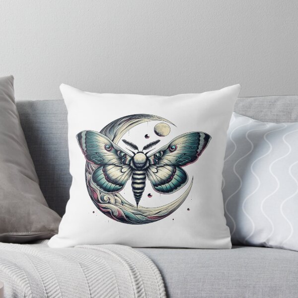 Item preview, Chinese Moon Moth illustration, Actias ningpoana designed and sold by KOURCHAL ART.