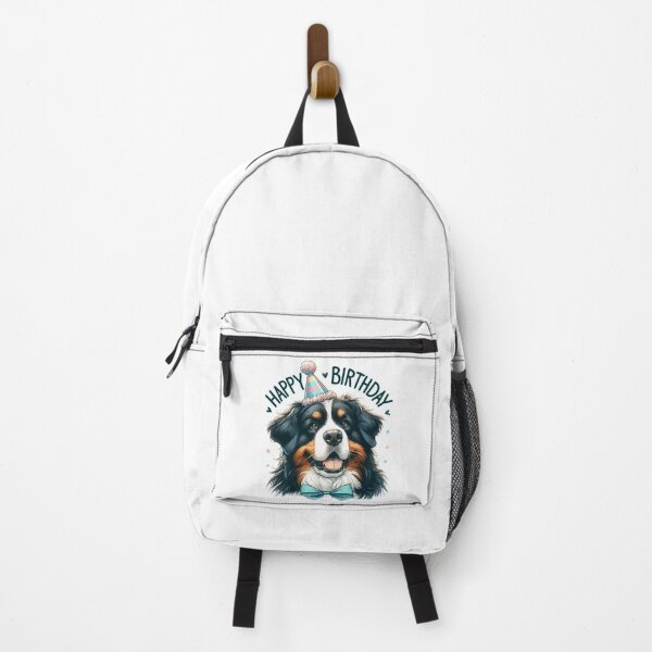 Item preview, Cute Bernese Mountain Dog Happy Birthday Party designed and sold by TomFrontierArt.