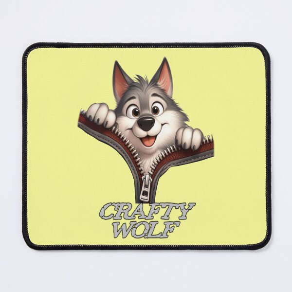 Item preview, The crafty wolf opening a zipper, fantasy design designed and sold by LoneAngel.