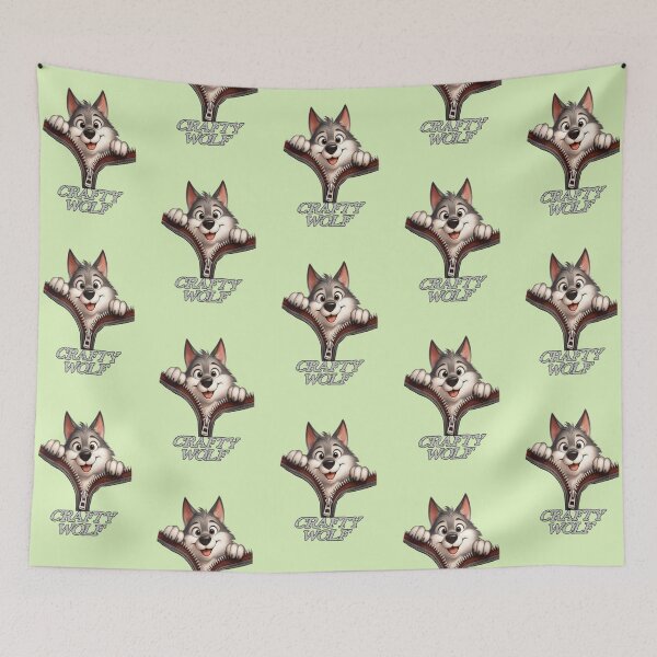Item preview, The crafty wolf opening a zipper, fantasy design designed and sold by LoneAngel.