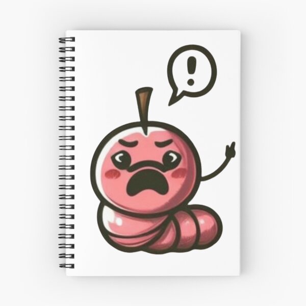 Item preview, Shocked apple worm designed and sold by Yourdreamworld.
