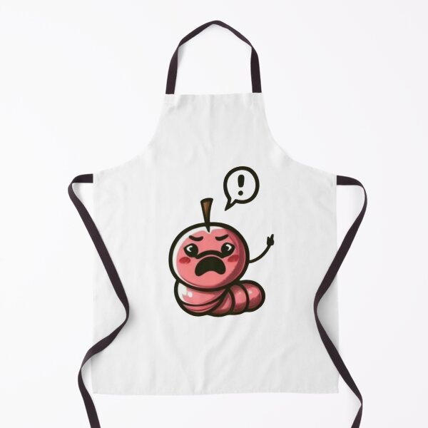 Item preview, Shocked apple worm designed and sold by Yourdreamworld.