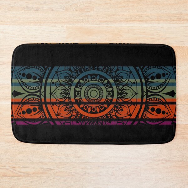 Item preview, Colorful Striped Mandala Flower designed and sold by LemonFun.