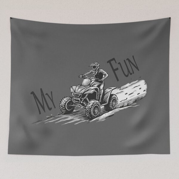 Item preview, Quad with text 'My Fun' designed and sold by Tomasz  Siennicki.