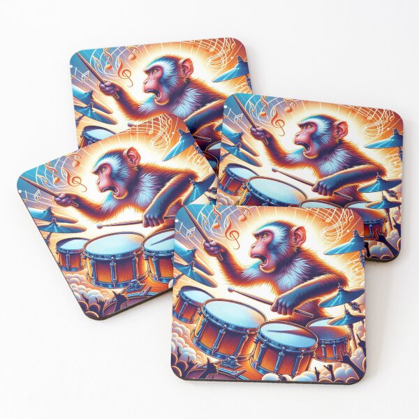 Item preview, Rhythmic Beats: The Drumming Monkey designed and sold by Prosser87.