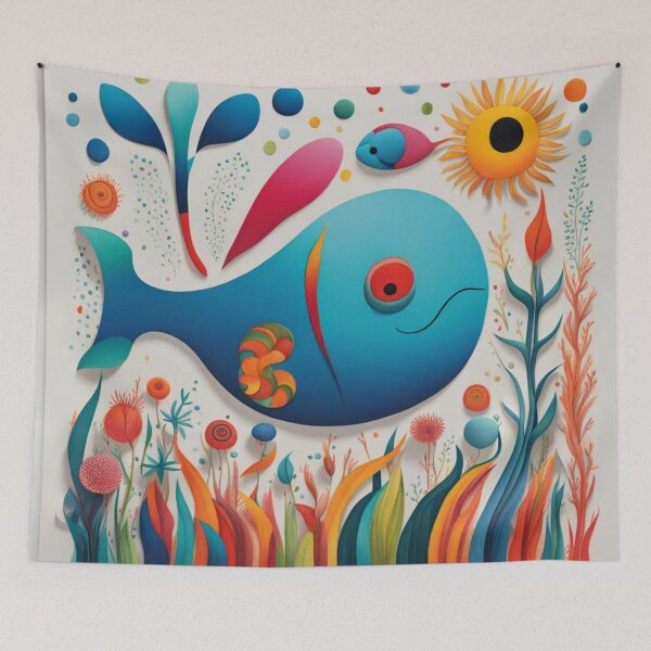 Item preview, The Blue Whale  designed and sold by Owl-o-the-wisp.