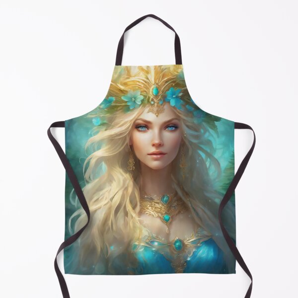 Artikelvorschau, Enchanting Witch with Ocean Blue Eyes - Fantasy Art entworfen und verkauft von BPMagic.