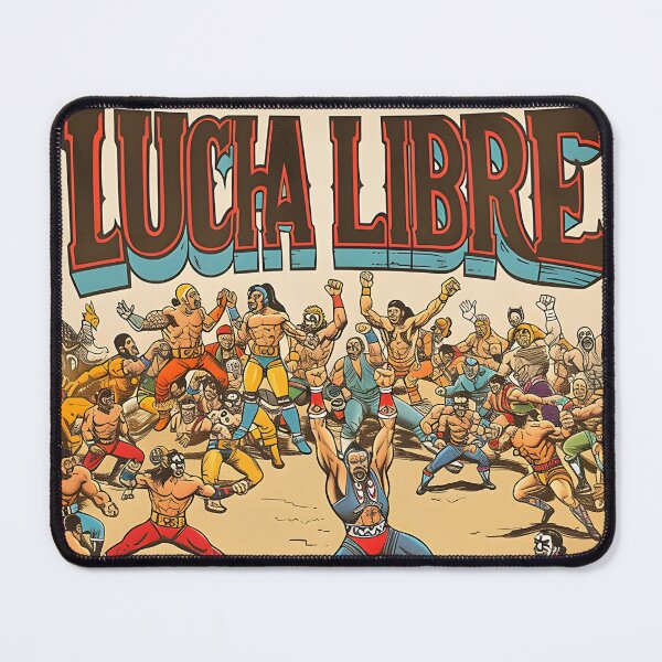 Item preview, Lucha Libre poster 2 designed and sold by ErikFQ.