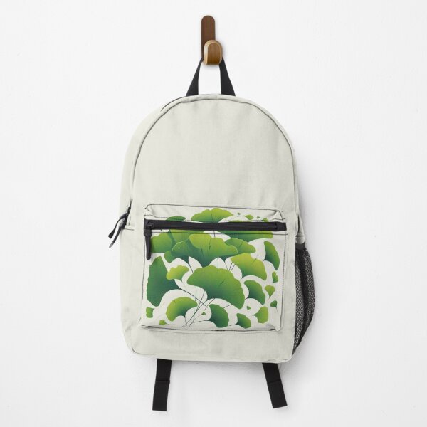 Item preview, Green Ginkgo Biloba Leaves Minimalist Abstract Pattern designed and sold by Gaborai.