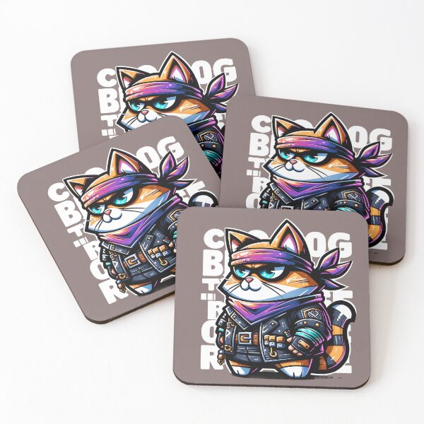 Item preview, Cybernetic Feline: Rogue Hacker Cat designed and sold by Kwanbaba21.