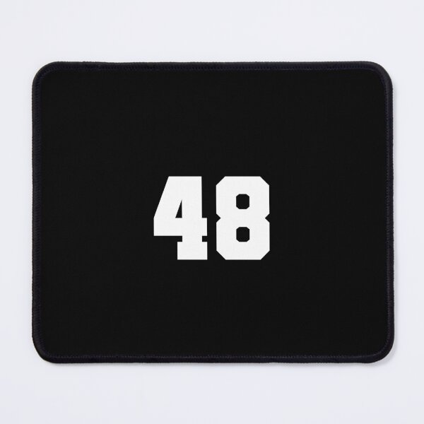 Item preview, 48, forty-eight, white, soccer league designed and sold by Numbers-Art.