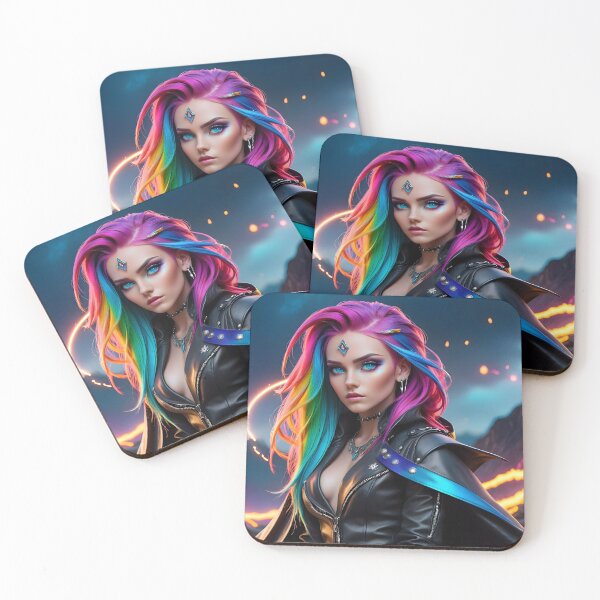Item preview, Mystical Space Wizard Fallon 3 fantasy art pic designed and sold by PineappleBlend.