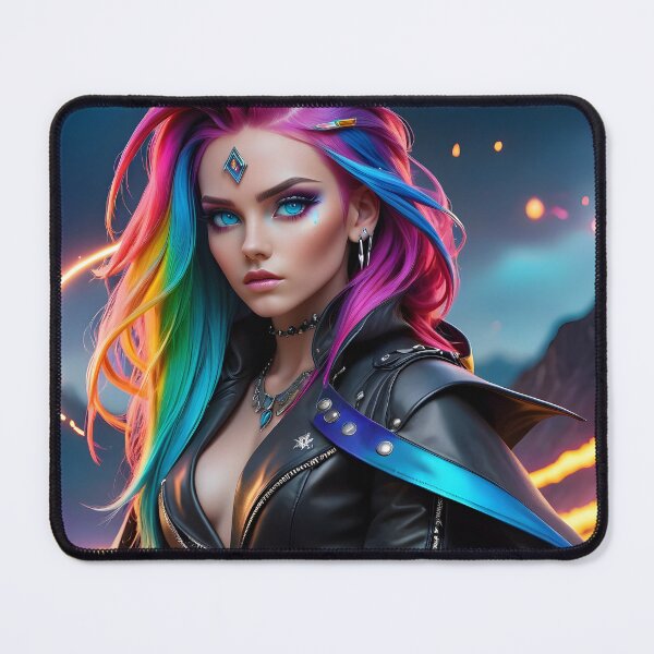 Item preview, Mystical Space Wizard Fallon 3 fantasy art pic designed and sold by PineappleBlend.