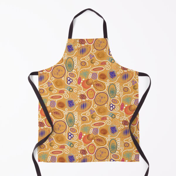 Item preview, Abstract art - Circles on orange background designed and sold by Dorothea Neumann.