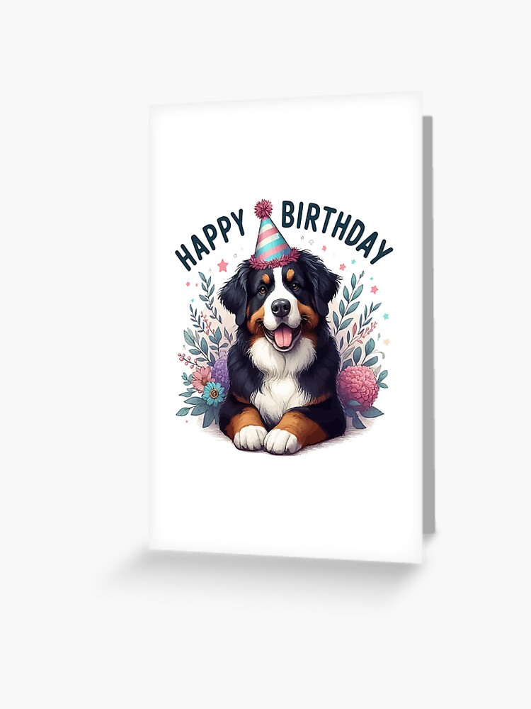 Bernese Mountain Dog Cards: Birthday, Thank You, Holidays & More