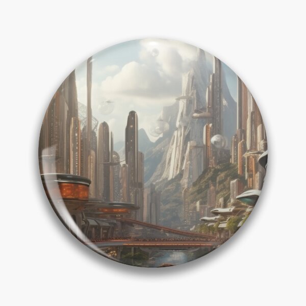 Item preview, Utopian Vistas: The Eco-City of Tomorrow designed and sold by EpicImageForge.