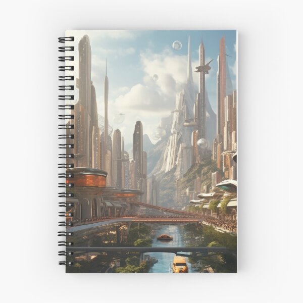 Item preview, Utopian Vistas: The Eco-City of Tomorrow designed and sold by EpicImageForge.