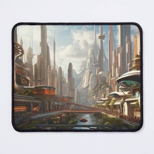 Item preview, Utopian Vistas: The Eco-City of Tomorrow designed and sold by EpicImageForge.