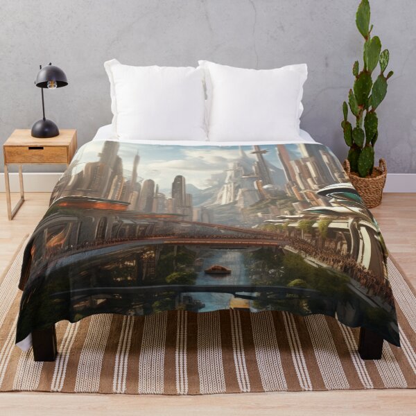 Item preview, Utopian Vistas: The Eco-City of Tomorrow designed and sold by EpicImageForge.