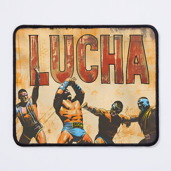 Item preview, Lucha Libre poster designed and sold by ErikFQ.