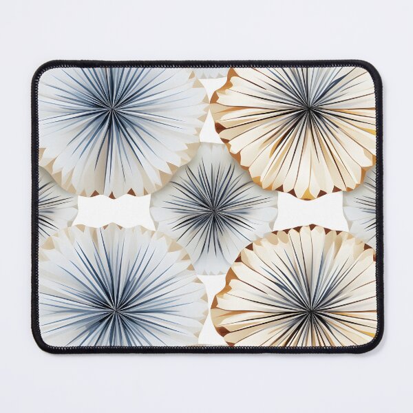 Item preview, Asymmetrical seashell pattern print designed and sold by dcrc.