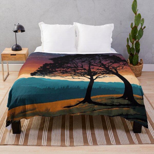 Item preview, Stellar Dusk: Trees Against the Cosmic Tapestry designed and sold by Vitalka-uk.