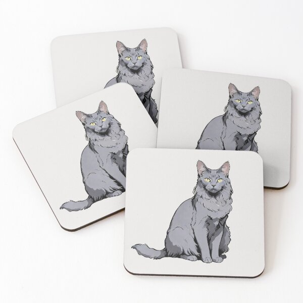 Item preview, Nebelung cat designed and sold by EscapePlaceHD.
