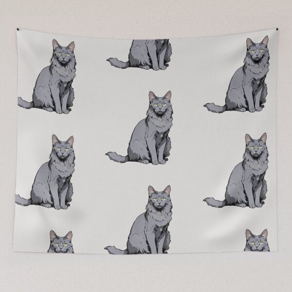 Item preview, Nebelung cat designed and sold by EscapePlaceHD.