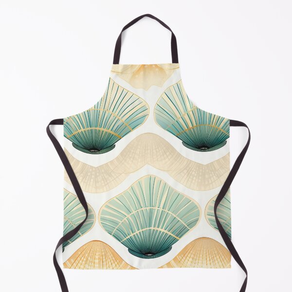 Item preview, asymmetrical seashell pattern print designed and sold by dcrc.