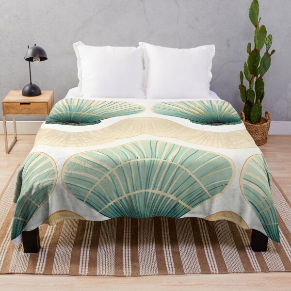 Item preview, asymmetrical seashell pattern print designed and sold by dcrc.