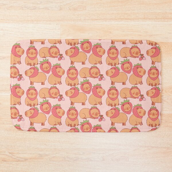 Item preview, Cute capybara strawberry pack  designed and sold by Yaragold.