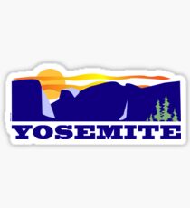 Yosemite National Park, Design by Alice Flynn Sticker