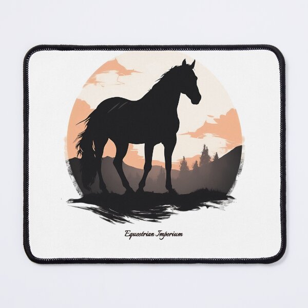 Item preview, Western Stallion - Horse at sunset designed and sold by EquestrianImperium.
