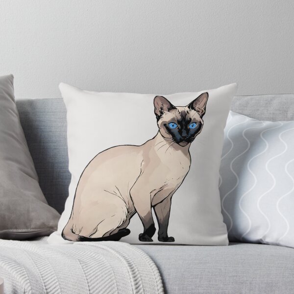 Item preview, Siamese cat designed and sold by EscapePlaceHD.