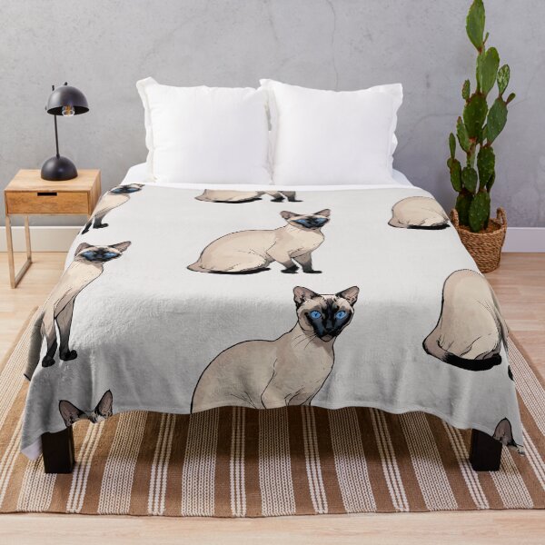 Item preview, Siamese cat designed and sold by EscapePlaceHD.