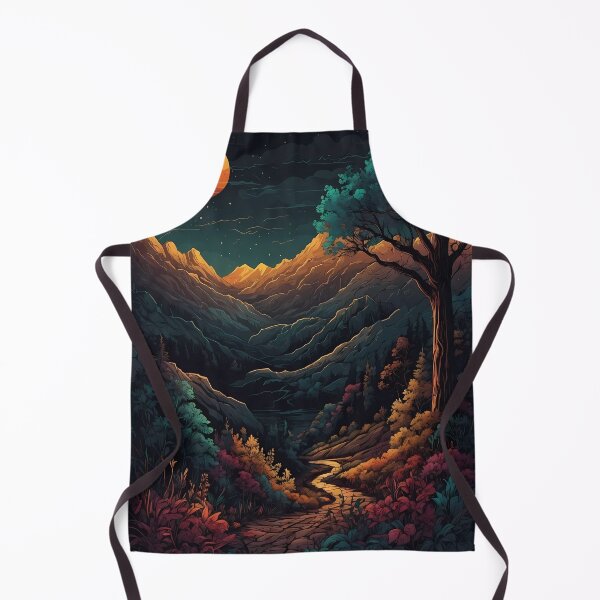 Item preview, Moonlit Sonata Over The Mountain Pass designed and sold by Vitalka-uk.