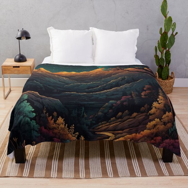 Item preview, Moonlit Sonata Over The Mountain Pass designed and sold by Vitalka-uk.