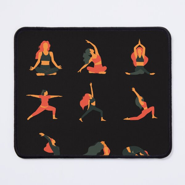 Item preview, Zen Asana: Yoga Pose Art Collection designed and sold by Wonder Pixel Studio.