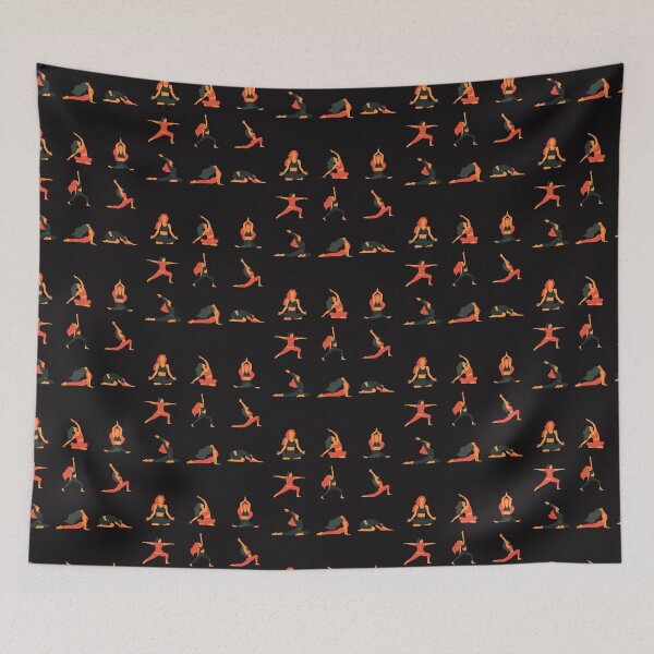 Item preview, Zen Asana: Yoga Pose Art Collection designed and sold by Wonder Pixel Studio.