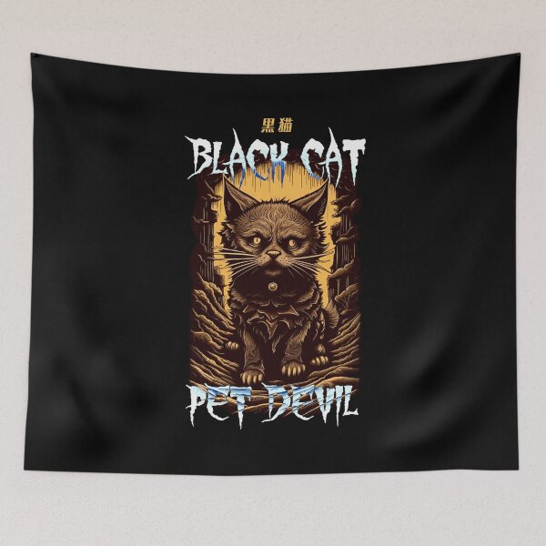 Item preview, Black Cat Pet Devil ! | designed and sold by AncientHeroes.
