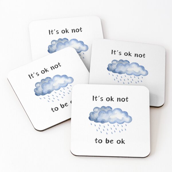 Item preview, It's Okay Not to Be Okay Therapy Pillow for Mental Struggles  designed and sold by FreedByJesus.