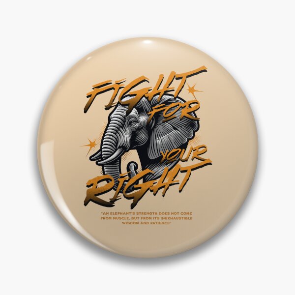 Item preview, Fight for your Right elephant designed and sold by INKNIK.