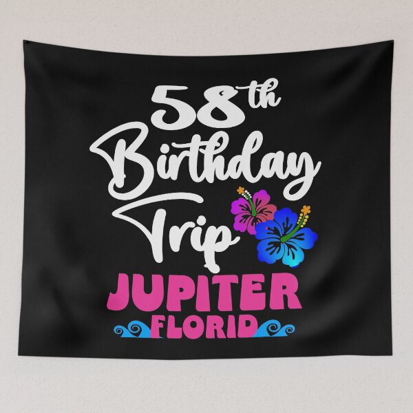 Item preview,  58th Birthday Trip Jupiter Florida designed and sold by giftfromheart.