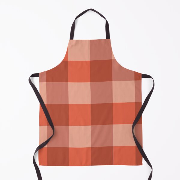Item preview, Peach Fuzz Orange Checkerboard Pattern designed and sold by Nisha Prabhu.